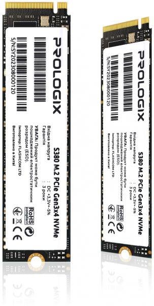 SSD-накопичувач PrologiX S380 256GB M.2 2280 PCIe 3.0 x4 NVMe TLC (PRO256GS380) - фото 3