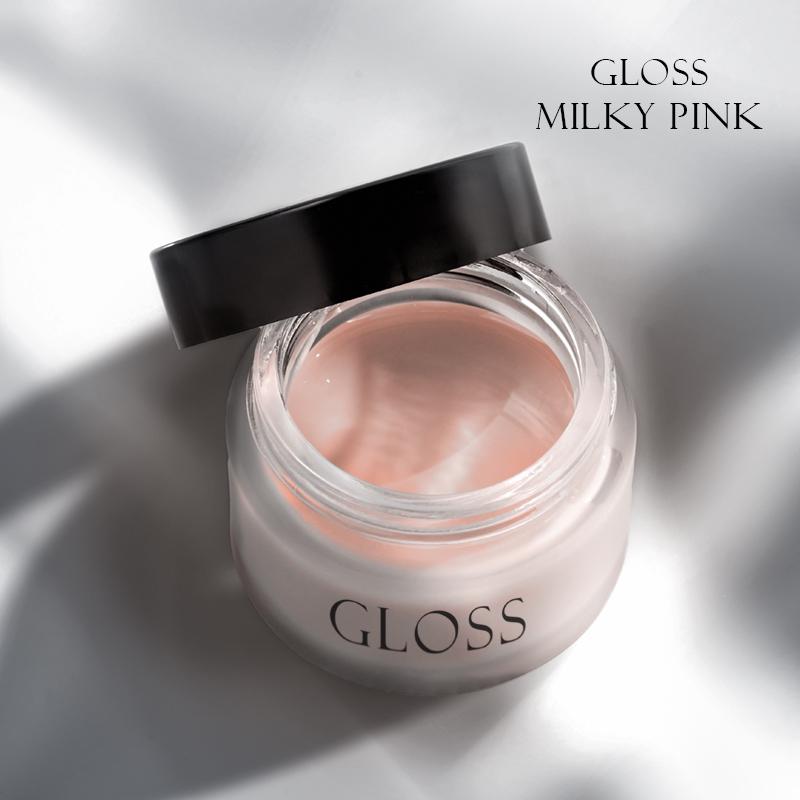 Гель однофазний GLOSS Builder Gel 15 мл Milky Pink (550523)