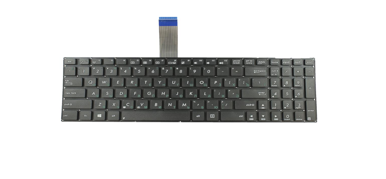 Клавиатура для ноутбука Asus X552 X552LD матовая (0KNB0-610ARU00)