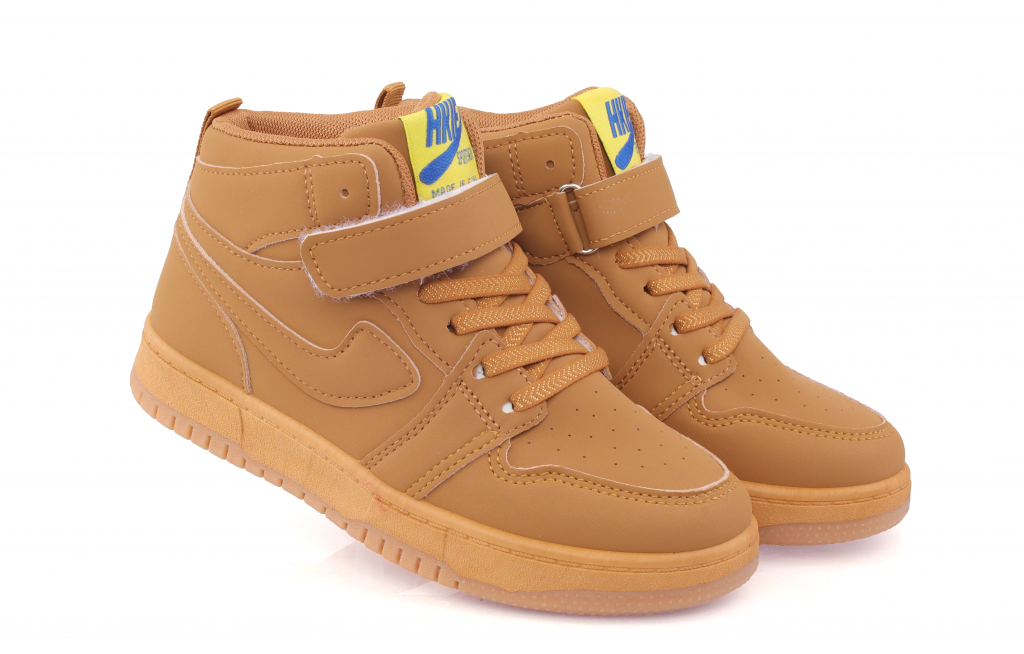 Ботинки осенние для мальчиков 11357 экокожа р. 32 Бежево-коричневый