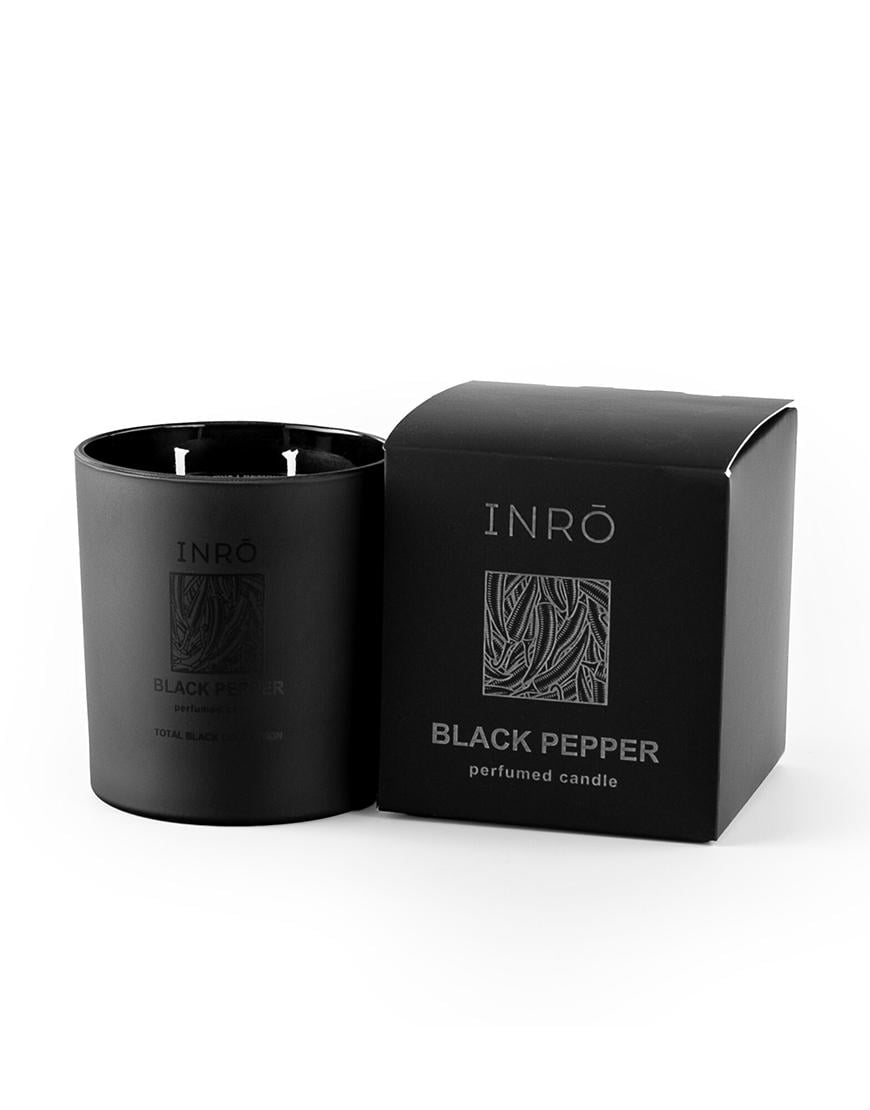 Парфумована свічка Black Pepper INRO чорна 250 мл