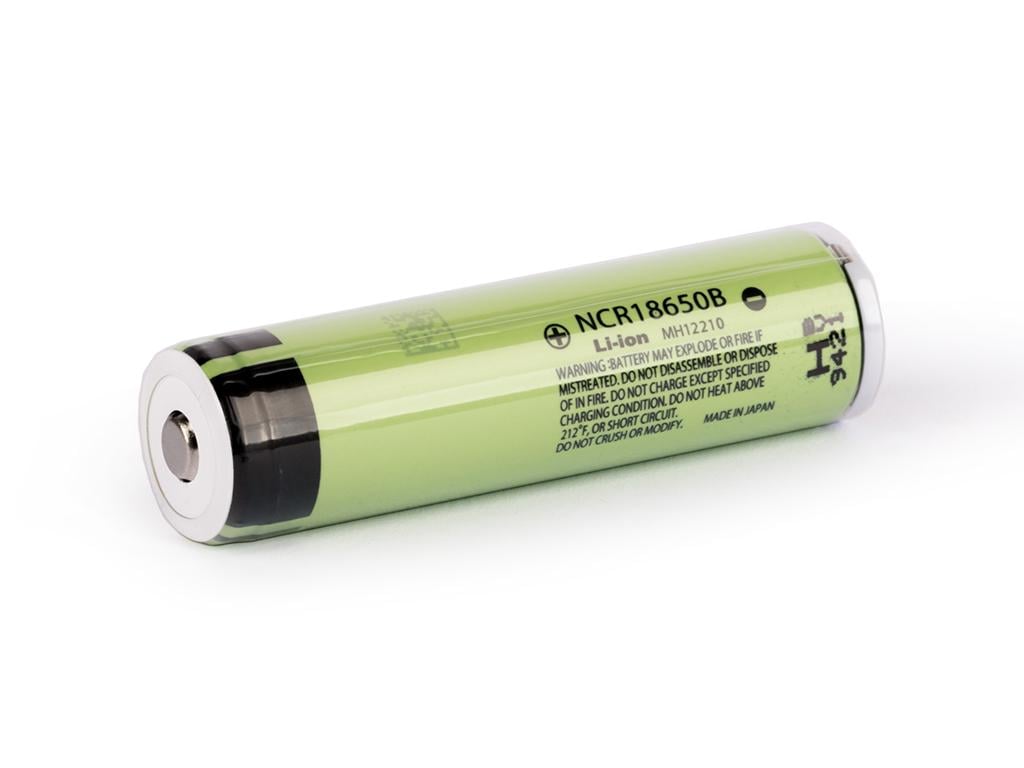 Аккумулятор 18650 Panasonic NCR18650B 3400 mAh выпуклый контакт 8А (17624)