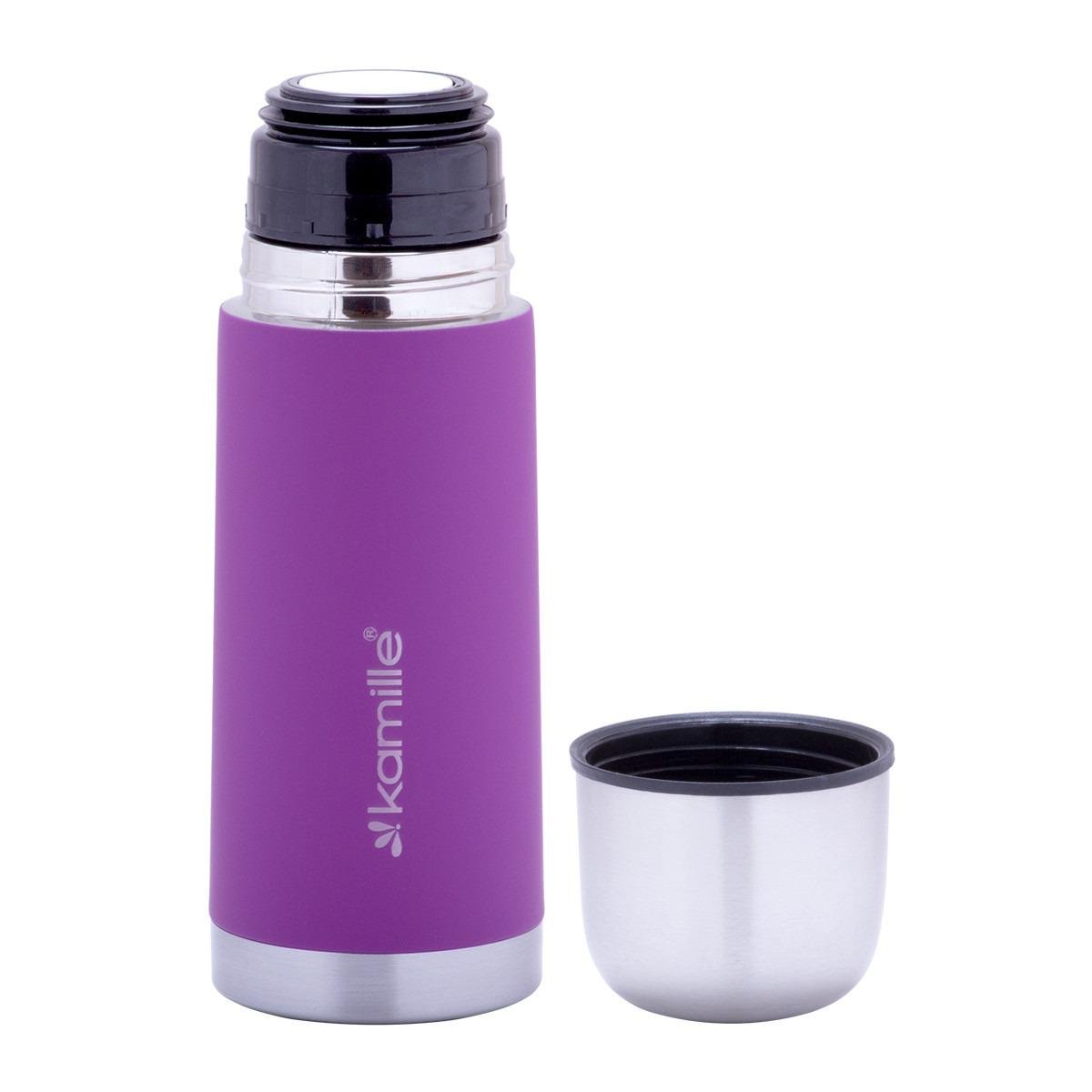 Термос Kamille KM-2001-PU 350 мл Фіолетовий (105235) - фото 2