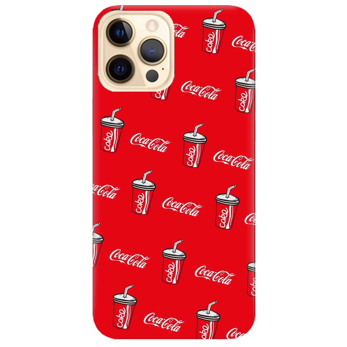 Силиконовый чехол Zorrov для Apple iPhone 12 Pro Max - Coca Cola (14060060225088239)