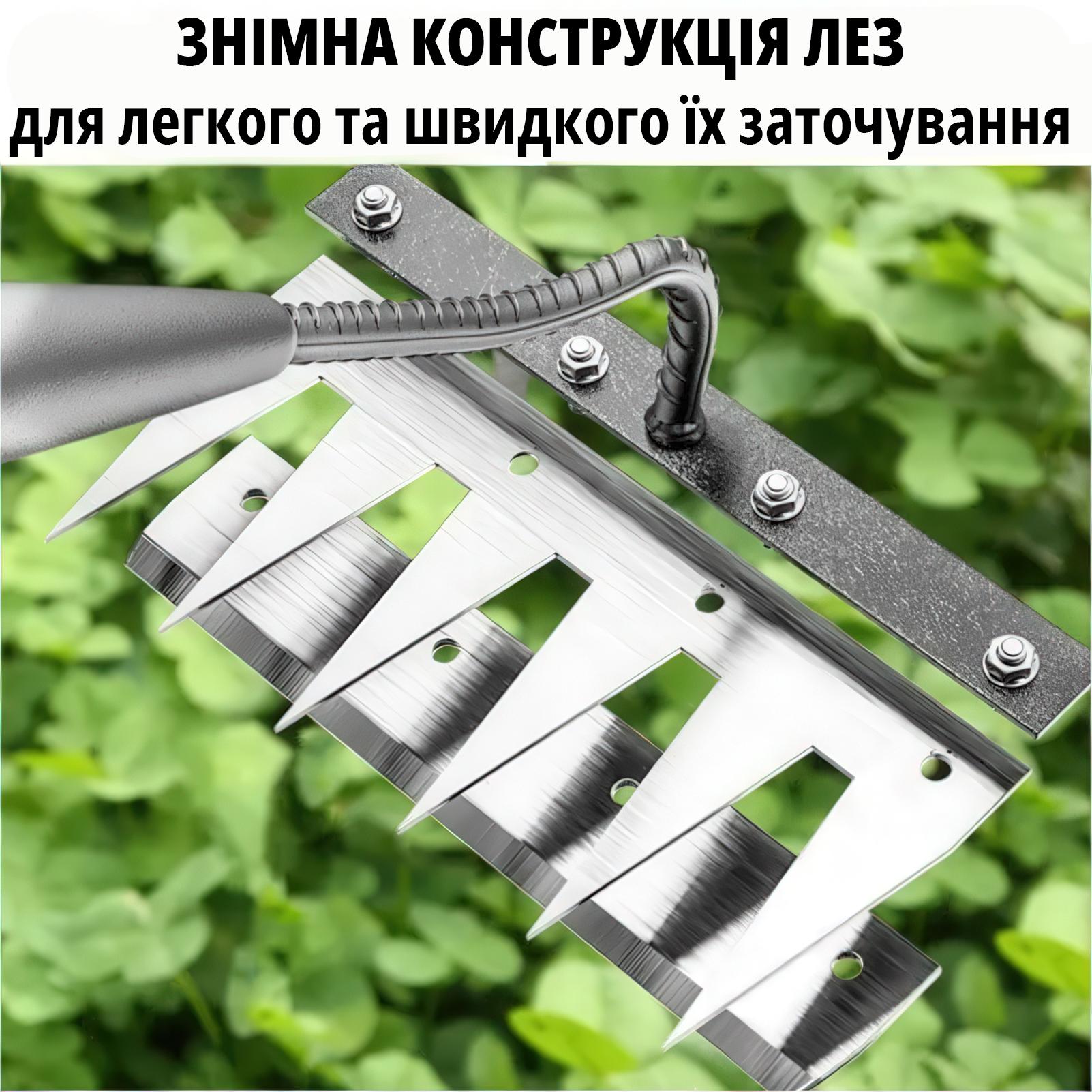 Розпушувач-граблі для видалення бур'янів металевий на 7 зубців (27232116) - фото 6 Розпушувач-граблі для видалення бур'янів металевий на 7 зубців (27232116) - фото 6