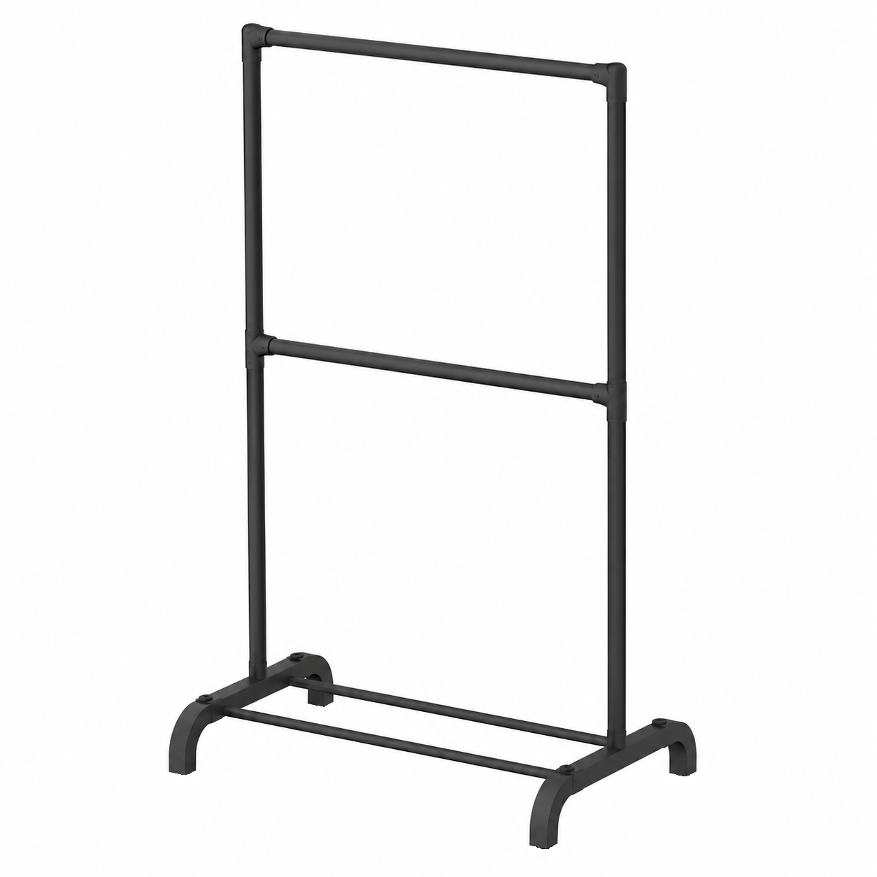Вешалка для одежды и обуви Clothes Rack 6009-B с двумя перекладинами 160x75x44 см Black (3_08464) Вешалка для одежды и обуви Clothes Rack 6009-B с двумя перекладинами 160x75x44 см Black (3_08464)