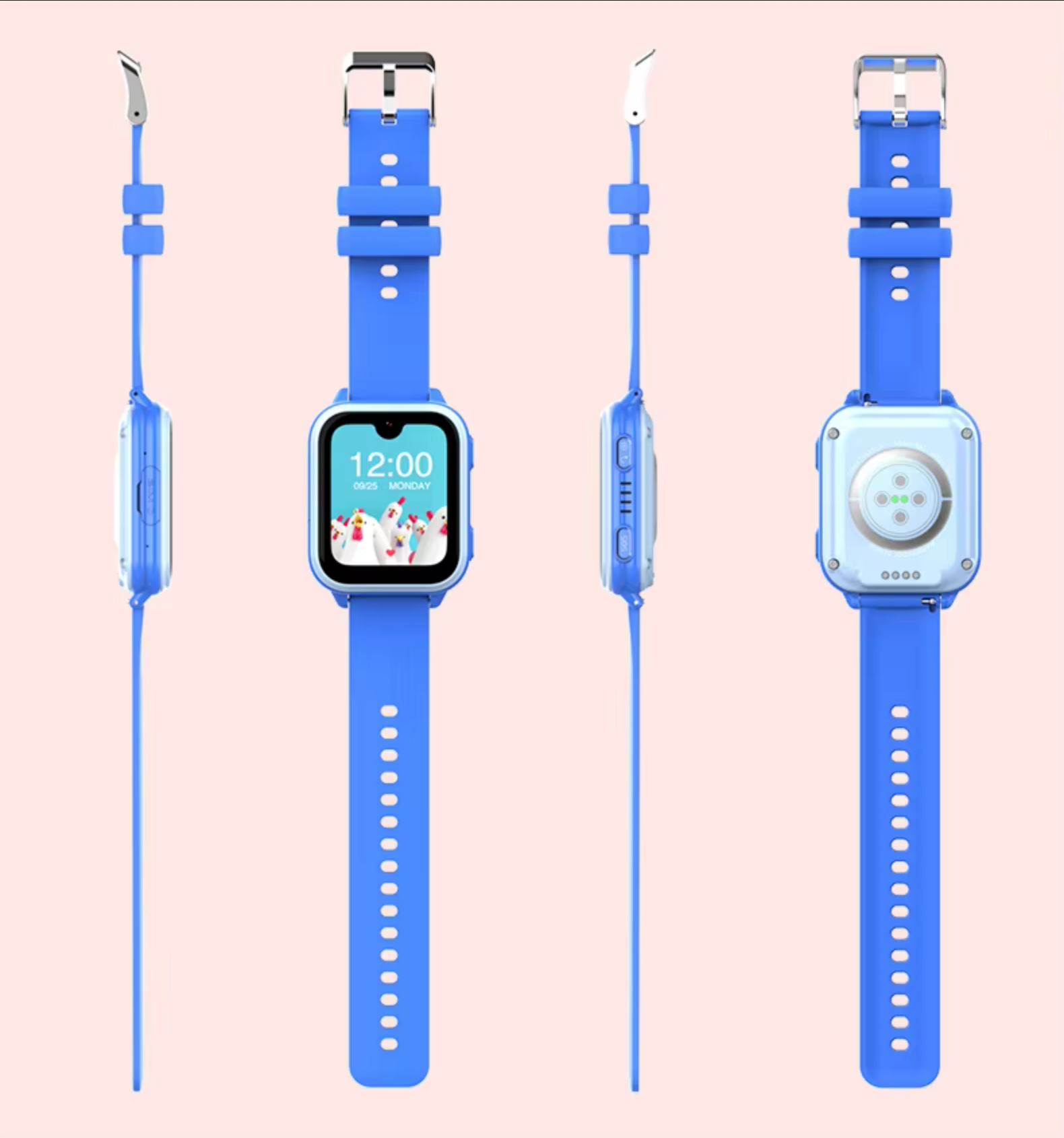 Смарт-годинник з GPS для дітей Wonlex KT33 Amoled 8GB Blue — фото 5