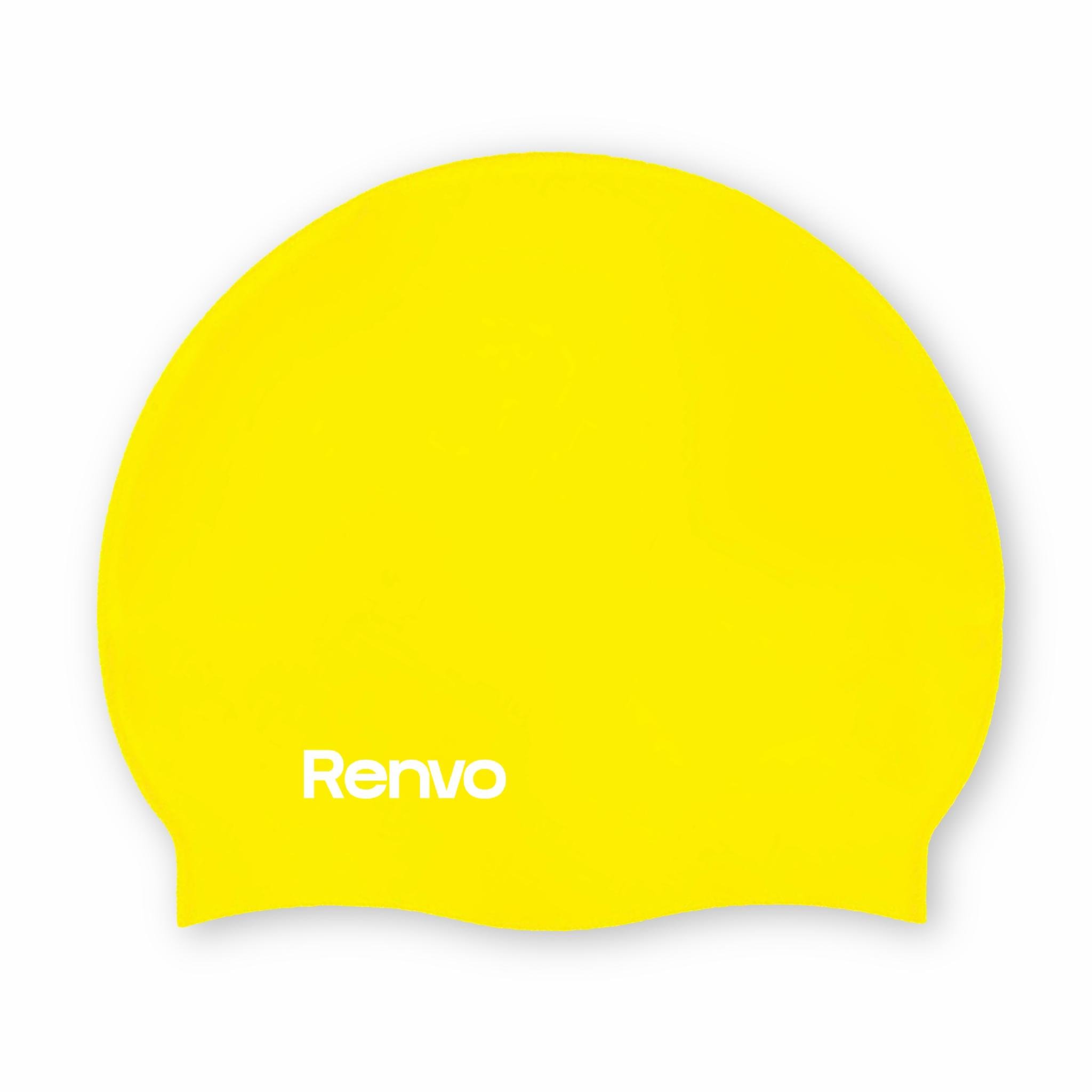 Шапочка для плавання доросла Renvo Keles OSFM Жовтий (2SC100-07) - фото 1