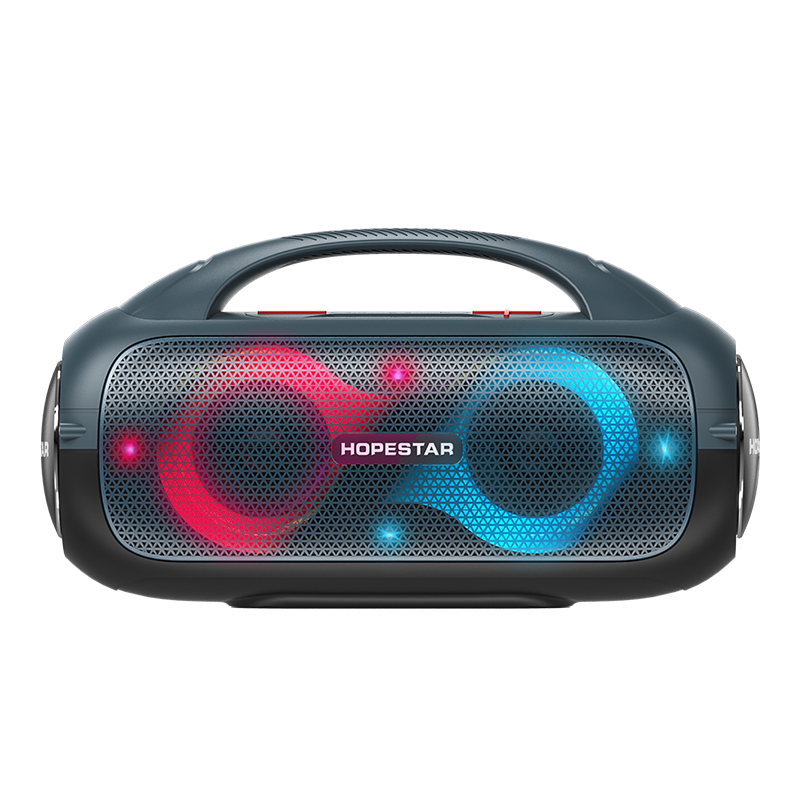 Портативная колонка акустическая стерео HOPESTAR A50 Party 80W/Bluetooth/TWS/MP3/AUX/Mic Синий