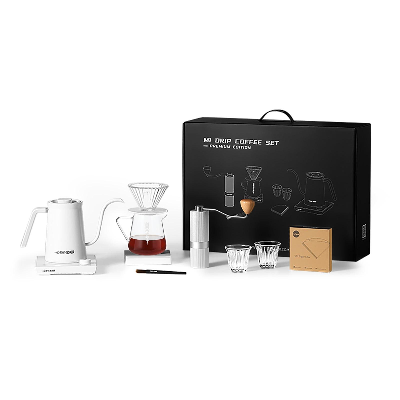 Подарунковий набір бариста MHW-3BOMBER Assassin M1 Drip Coffee Set 9в1 Білий (CS7007W-OS)