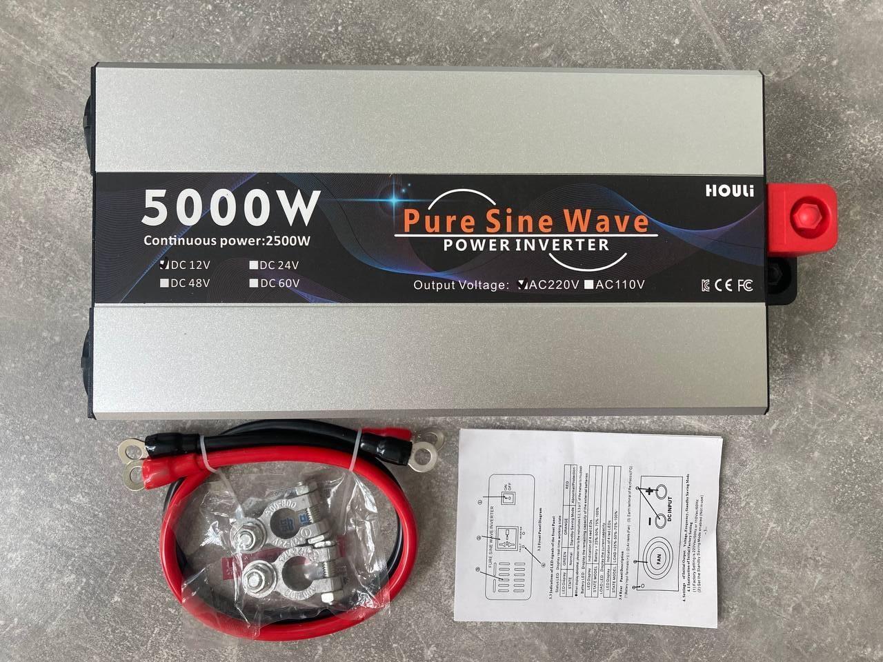 Инвертор с чистым синусом 12В 5000Вт (2302655941)