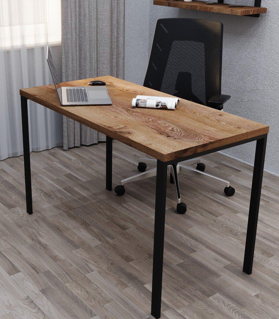 Стол письменный Loft Серия 3 1400х700х32 мм Аликанте темный (20619184) - фото 1 Стол письменный Loft Серия 3 1400х700х32 мм Аликанте темный (20619184) - фото 1