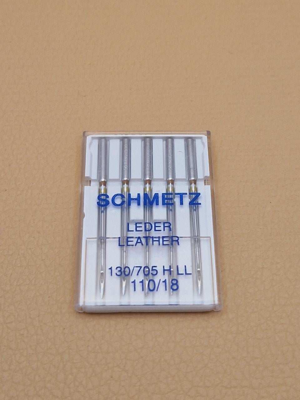 Иглы машинные Schmetz Leather 130/705 H LL №110/18 5 шт. (34963601) Иглы машинные Schmetz Leather 130/705 H LL №110/18 5 шт. (34963601)