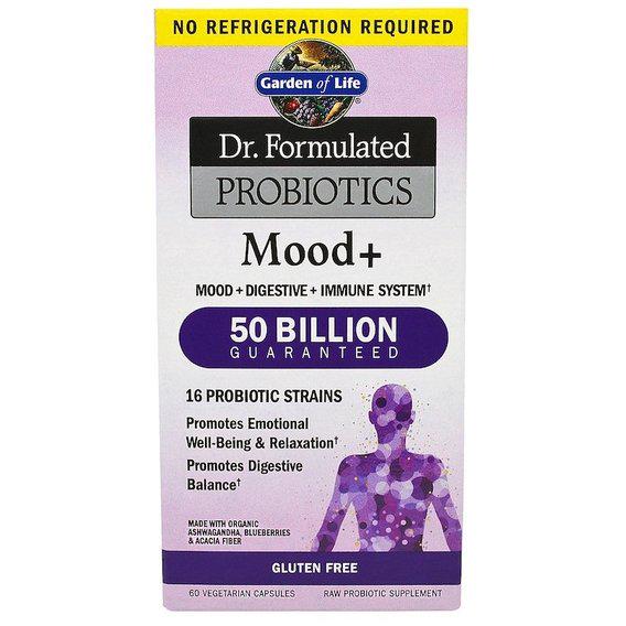 Пробиотик Garden of Life Dr. Formulated Probiotics Mood+ 60 Veg Caps (GOL-12004)