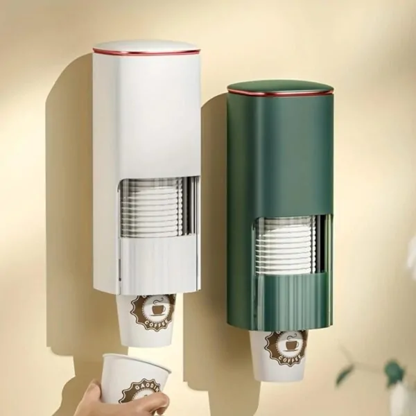 Диспенсер для одноразових паперових стаканчиків Зелений - фото 4