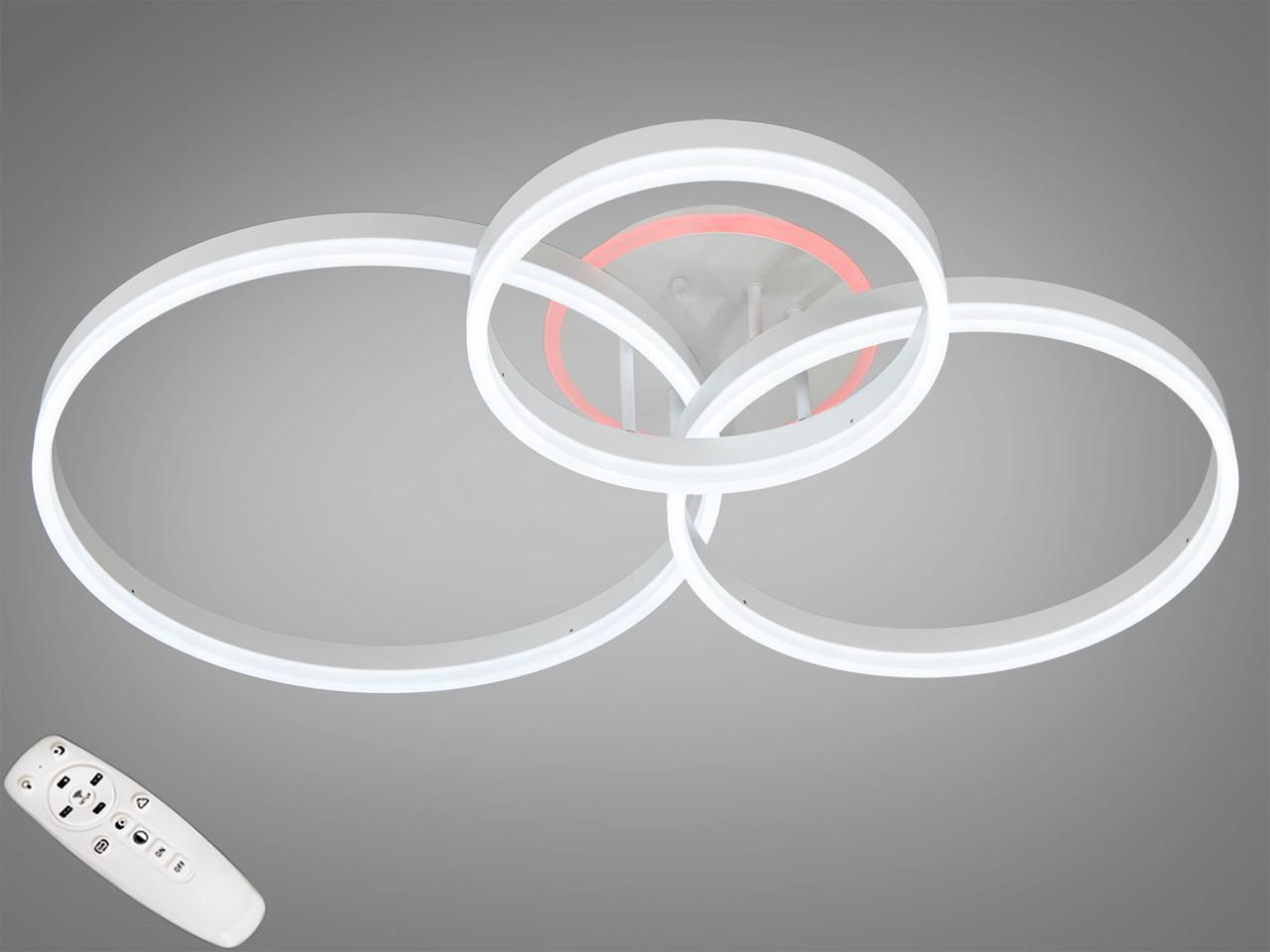 Люстра потолочная с диммером LED 8174/345WH 3col dim (2437593555)