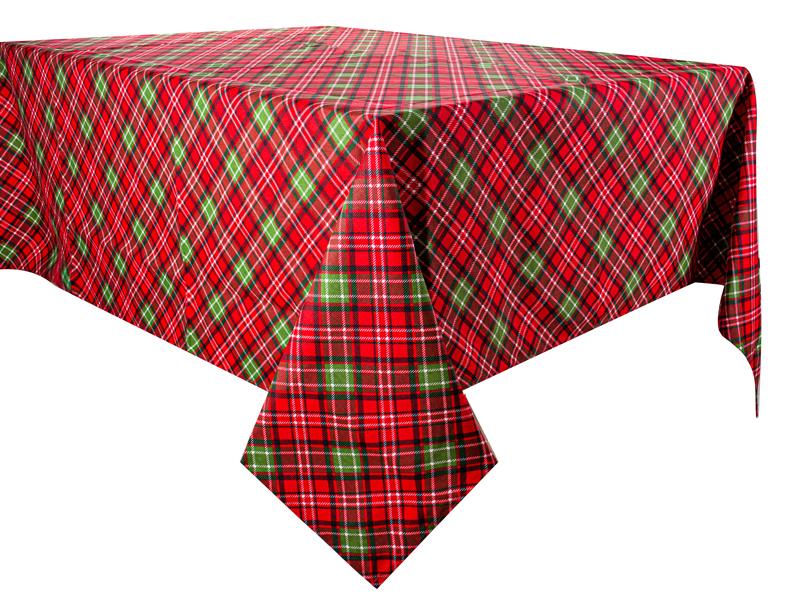 Скатерть Lefard клетка маленькая 180x180 см (736-017)