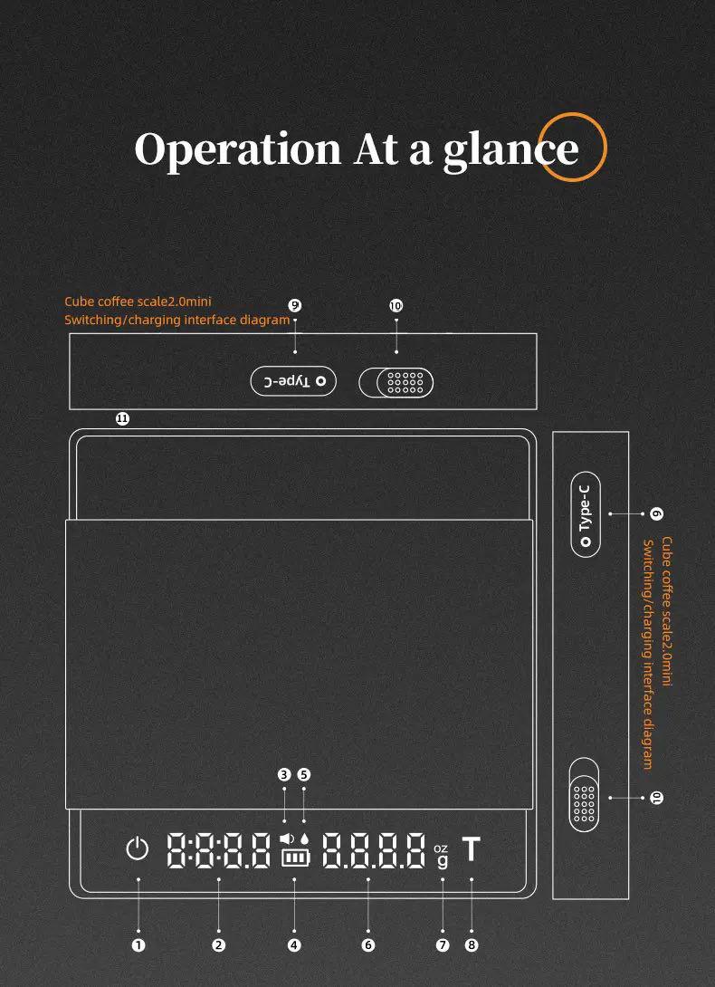 Весы кофейные электронные MHW-3BOMBER с таймером для кафе с USB-переходником Белый (ES6028W) - фото 7 Весы кофейные электронные MHW-3BOMBER с таймером для кафе с USB-переходником Белый (ES6028W) - фото 7