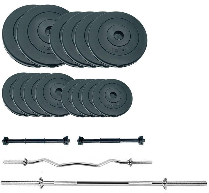 Набір штанг з гантелями Newt Gym Set 2 Rock Pro 115 кг (NE-PL-SET2-115)