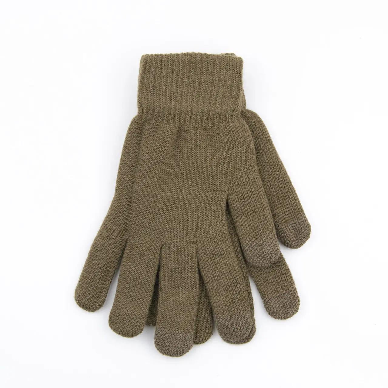 Перчатки женские однотонные зимние шерстяные с сенсорными пальцами S (23-3-7) Перчатки женские однотонные зимние шерстяные с сенсорными пальцами S (23-3-7)