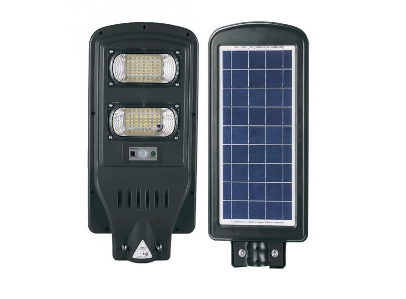 Консольний світильник led Luxel SSL-100C на сонячних батареях з i/ч датчиком руху 100W 6500K IP65 пульт в комплекте (00000038894) - фото 2