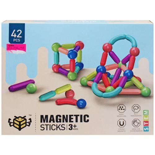 Конструктор магнітний MAGNETIC STICKS 42 деталей (14220) Конструктор магнітний MAGNETIC STICKS 42 деталей (14220)