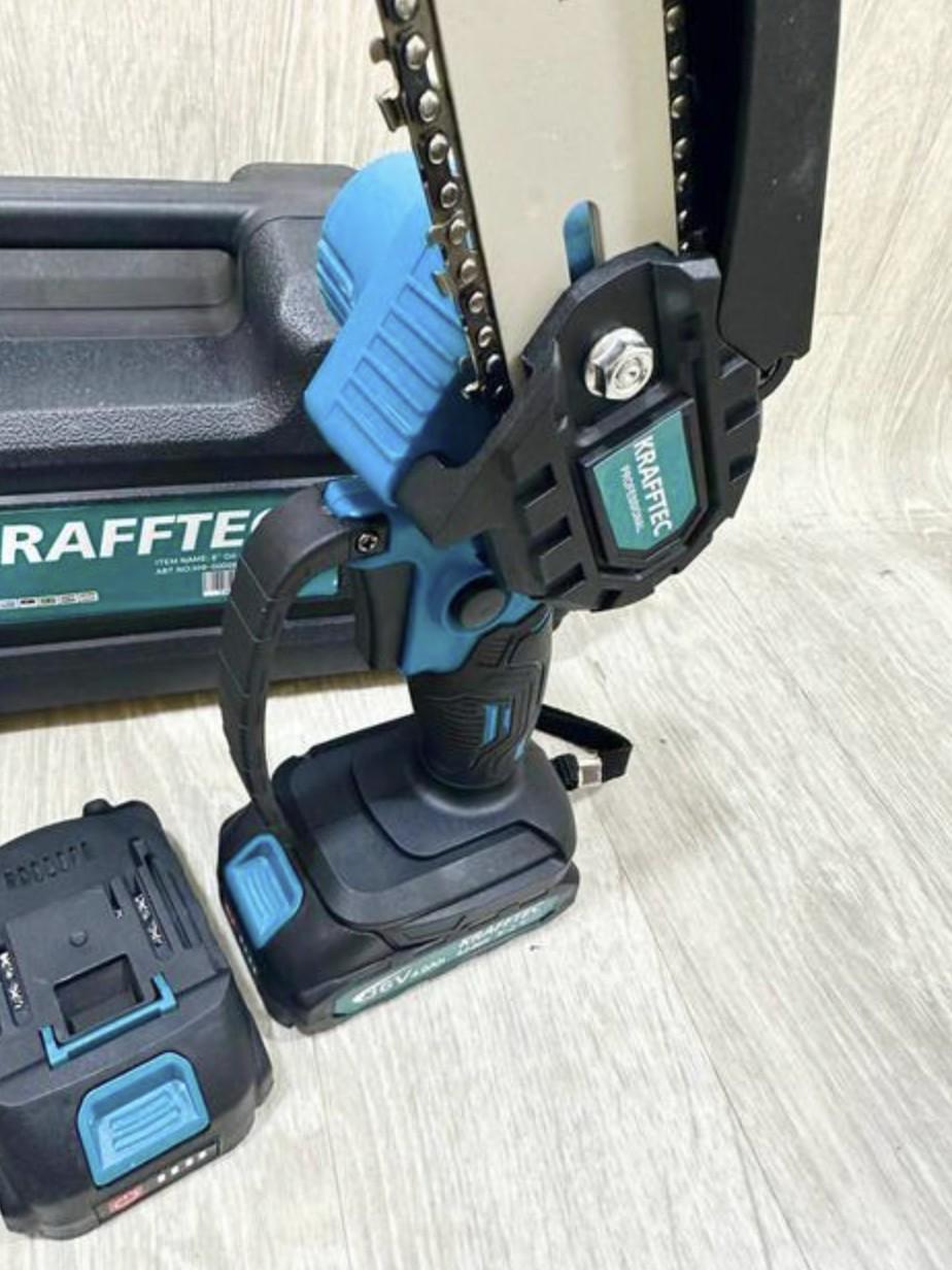 Пила акумуляторна Krafftec 36V 4 Ah 1000 Вт Black 2 х АКБ (30477310) - фото 7 Пила акумуляторна Krafftec 36V 4 Ah 1000 Вт Black 2 х АКБ (30477310) - фото 7