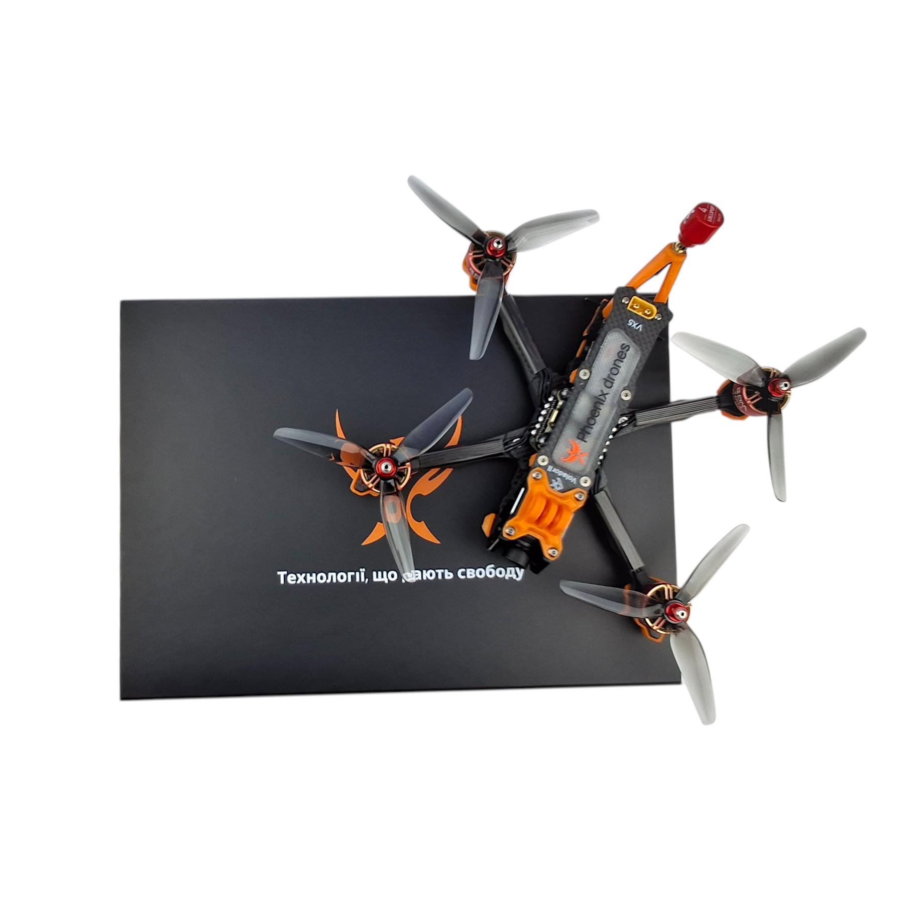 Дрон Phoenix drones Ember5 ELRS 2.4 analog с двигателями GOM 2207.5 и карбоновой рамой (98780) - фото 10 Дрон Phoenix drones Ember5 ELRS 2.4 analog с двигателями GOM 2207.5 и карбоновой рамой (98780) - фото 10