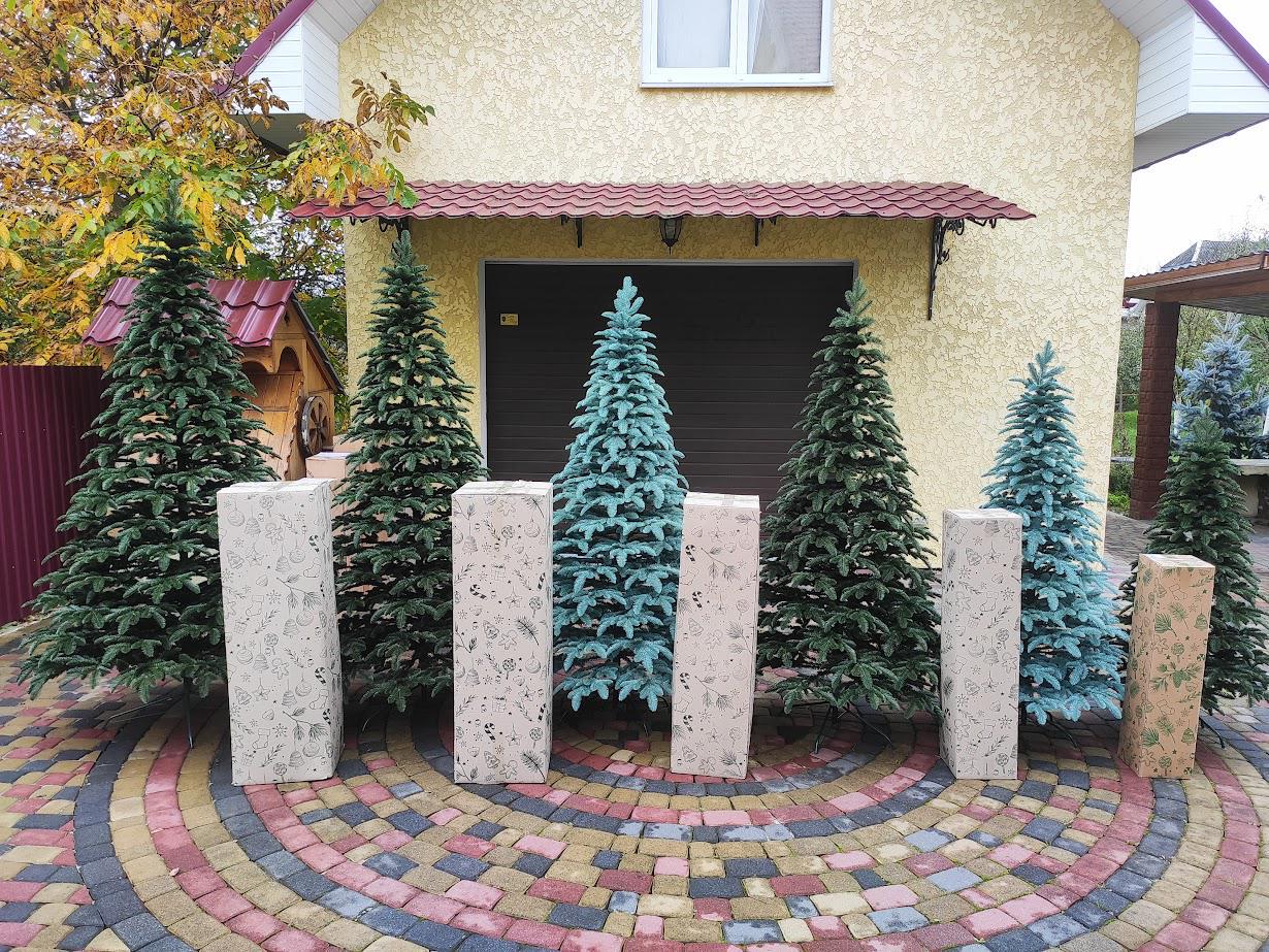 Штучна ялинка лита Канадська з підставкою 2,30 м Темно-зелений (NYT15306) - фото 15 Штучна ялинка лита Канадська з підставкою 2,30 м Темно-зелений (NYT15306) - фото 15