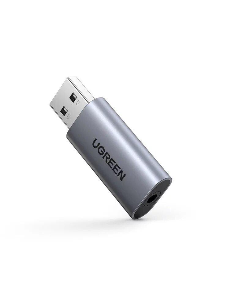 Внешняя звуковая карта UGREEN CM383 Audio Adapter USB to 3,5 мм (80864)