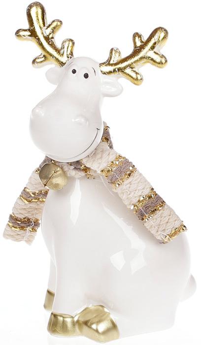 Фігурка декоративна Олень з золотими рогами 16,6 см (BD-834-229)