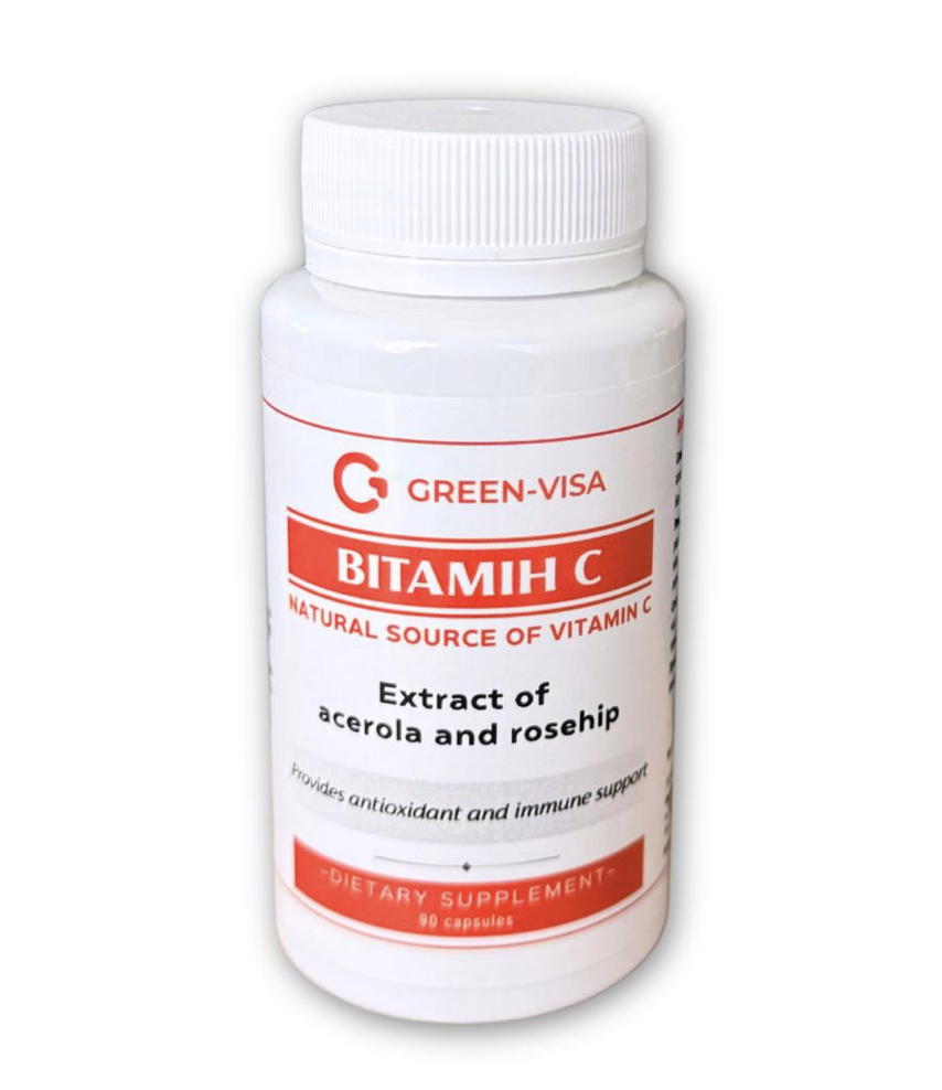 Витамин С натуральный Green-Visa Фитофорте 60 капс. (01/012)