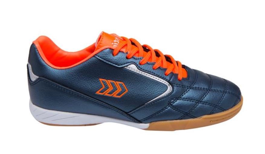Футзалки Restime DWB22030 р. 37/23,5 см Синий/Оранжевый/Серебристый (6936116103651)