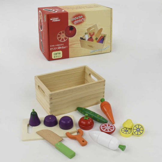 Деревянная игра TOY Овощи на магнитах (F 21425)