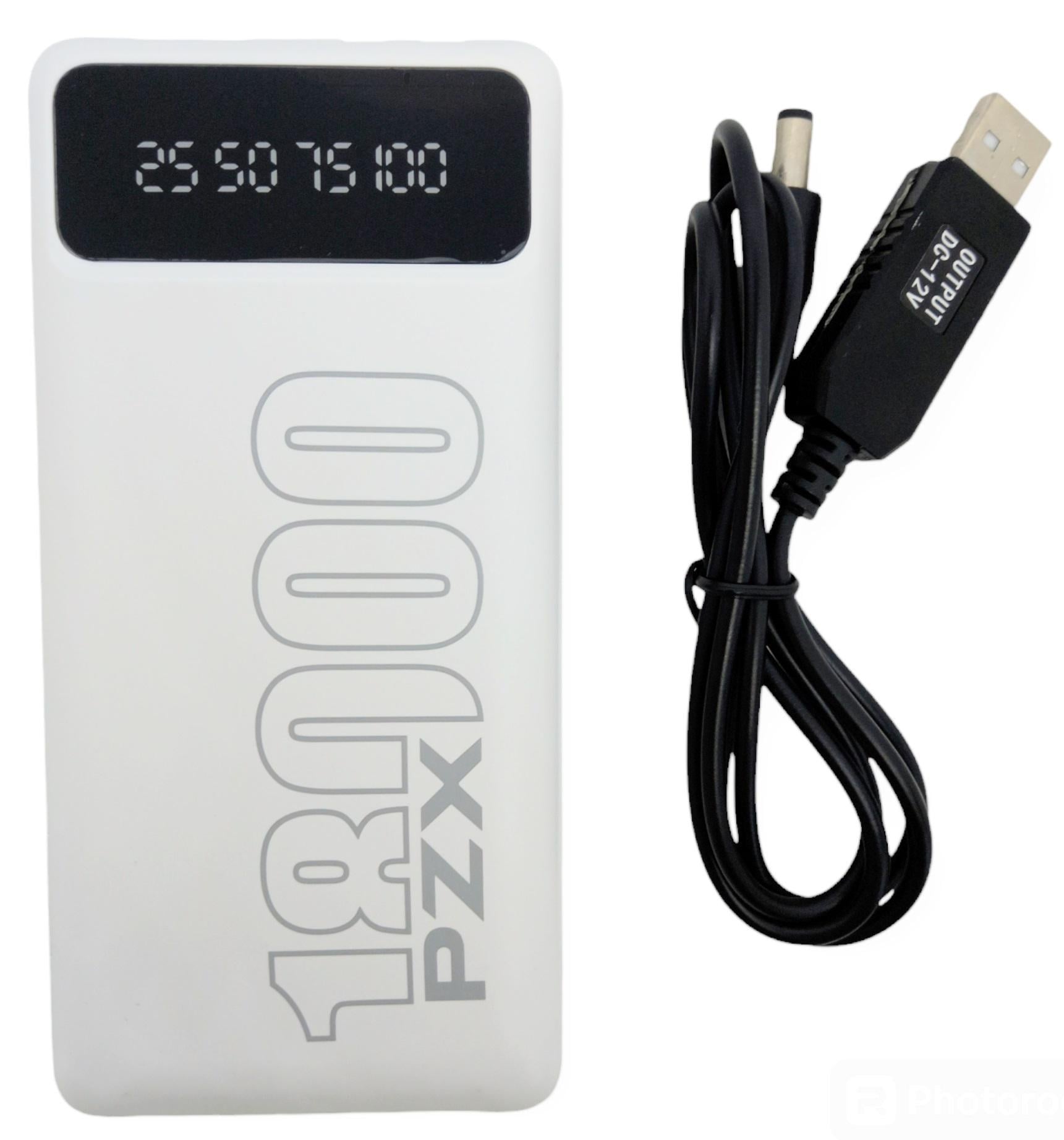 Комплект резервного питания для роутеров 18000 mAh и кабель 12 V УПС ИБП бесперебойник UPS