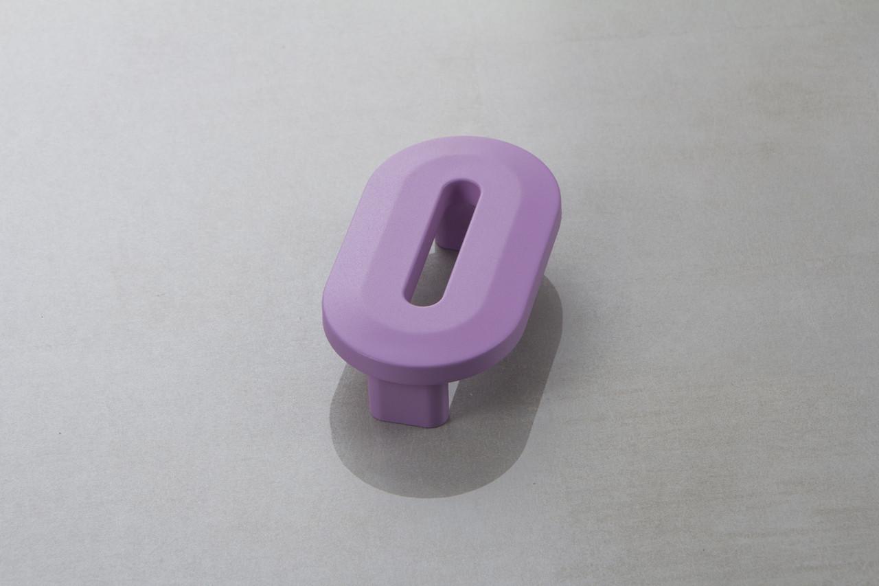 Меблева ручка Poliplast цифра нуль РП-0 Фіолетовий матовий (16209) - фото 1 Меблева ручка Poliplast цифра нуль РП-0 Фіолетовий матовий (16209) - фото 1