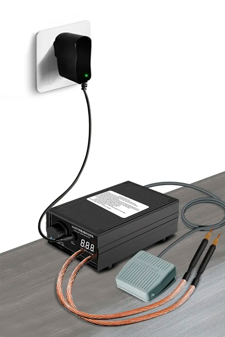 Апарат точкового зварювання акумуляторний 18650 8000W (2271993756) - фото 2 Апарат точкового зварювання акумуляторний 18650 8000W (2271993756) - фото 2