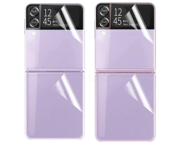 Противоударная гидрогелевая пленка Hydrogel Film для Samsung Galaxy Z Flip3 5G на заднюю панель Transparent Противоударная гидрогелевая пленка Hydrogel Film для Samsung Galaxy Z Flip3 5G на заднюю панель Transparent