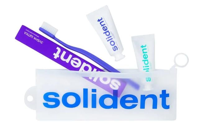 Набор для путешествий Solident Travel Kit Mint Blackcurrant 25 мл