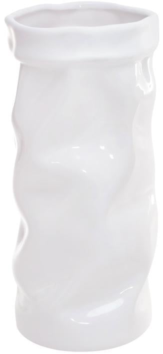 Ваза керамическая Иллюзия 24,5 см Белый (BD-VH8-400)