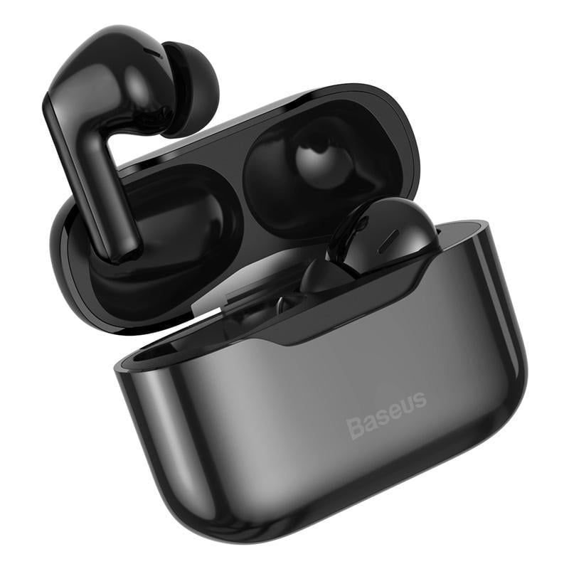 Наушники Bluetooth BASEUS SIMU ANC True Wireless Earphone S1 |BT5.1, 40/380mAh, 4.5/24Hours| (NGS1-02) black