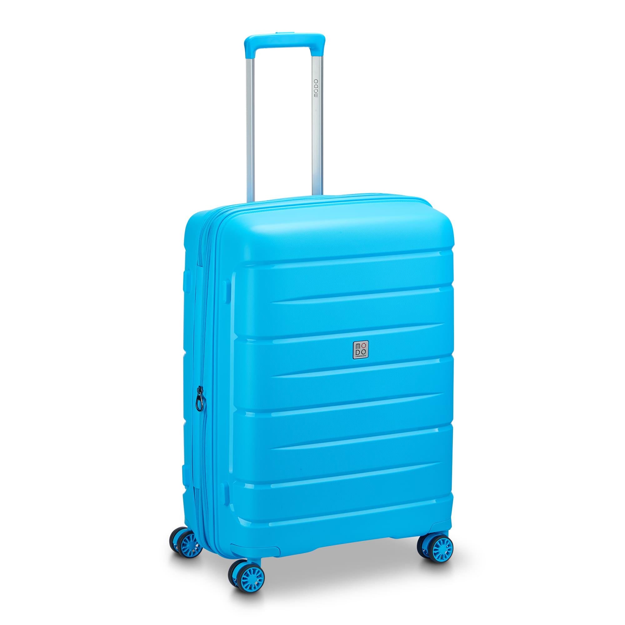 Валіза середня Modo by Roncato Starlight 3.0 423452/28 з розширенням 66х45х27/32 см 74 л Блакитний (31807040)
