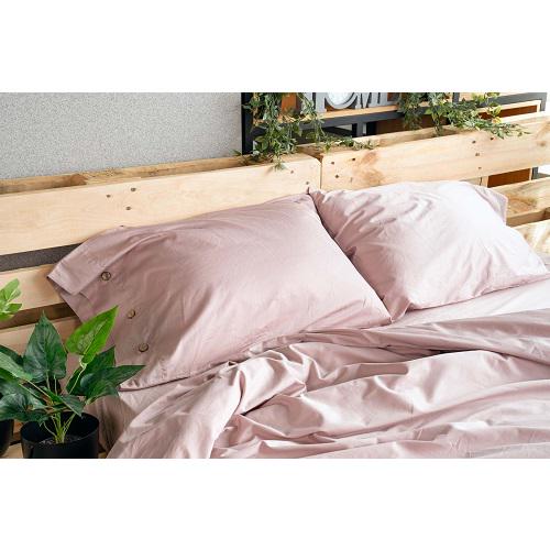 Наволочка Ardesto Mix&Match бавовна/сатин на гудзиках 50x70 см Пудровий (592317) - фото 6 Наволочка Ardesto Mix&Match бавовна/сатин на гудзиках 50x70 см Пудровий (592317) - фото 6