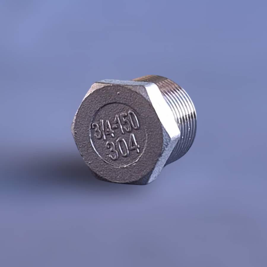 Заглушка різьбова шестигранна DN20 BSPP н/ж сталь AISI304 Class-150 зовнішня різьба 3/4" (29203085) - фото 6 Заглушка різьбова шестигранна DN20 BSPP н/ж сталь AISI304 Class-150 зовнішня різьба 3/4" (29203085) - фото 6