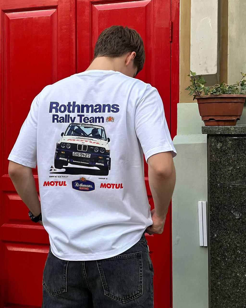 Футболка MEAN LTD Rothmans Rally Team BMW M3 E30 Rally Group A L Белый (MLD3050623) - фото 3 Футболка MEAN LTD Rothmans Rally Team BMW M3 E30 Rally Group A L Белый (MLD3050623) - фото 3