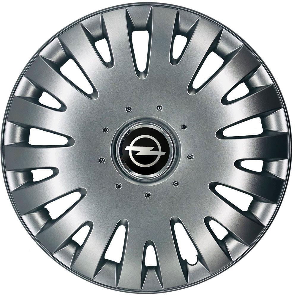 Колпаки SJS R16 с логотипом Opel 403 4 шт. Серебристый (2654561642)