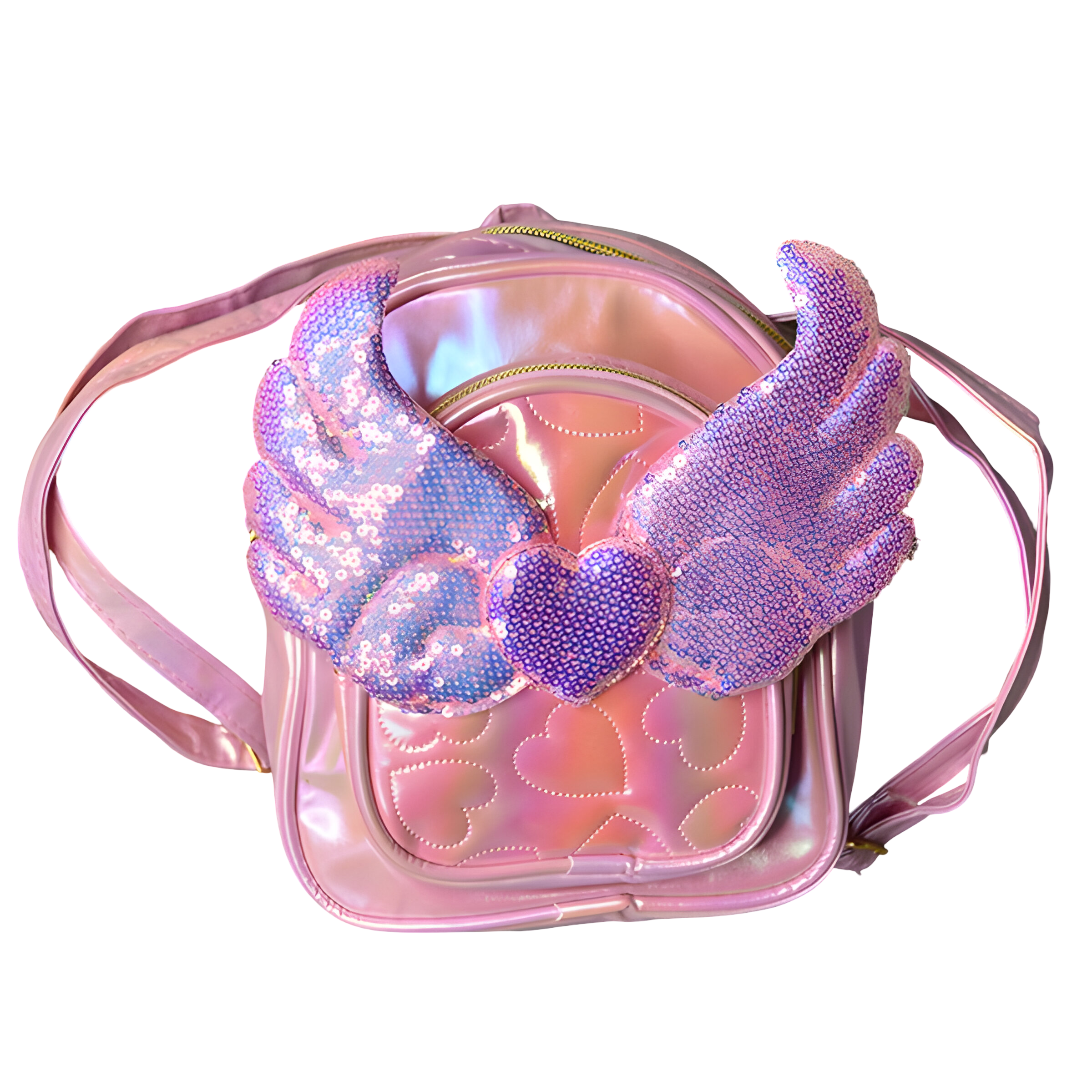 Детский рюкзак с крыльями Розовый (24-486) Детский рюкзак с крыльями Розовый (24-486)