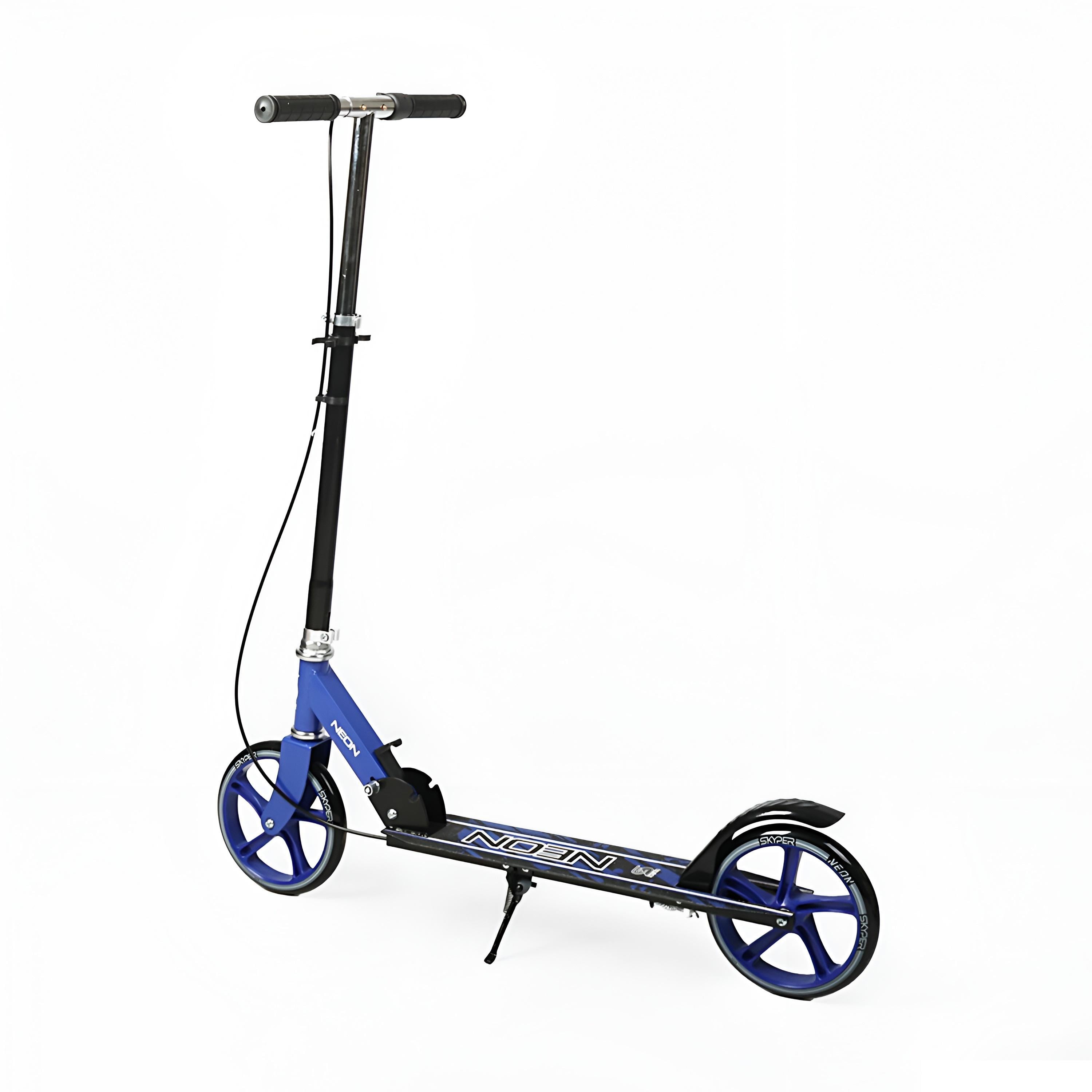 Самокат детский Skyper Neon колеса PU 20 см стальная рама Синий (N-43670)