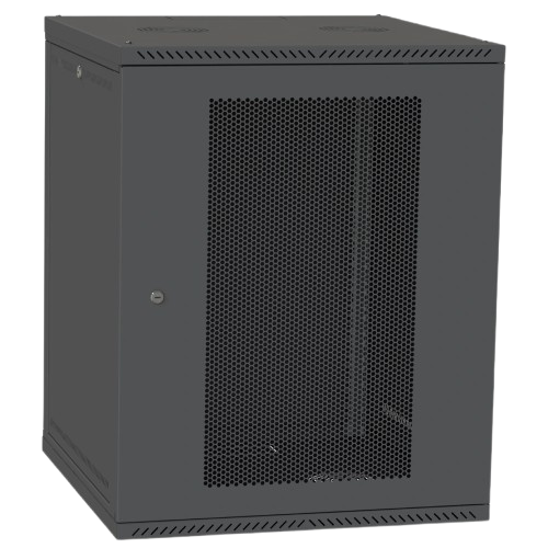 Шкаф серверный IPCOM 15U телекоммуникационный с перфорацией IP20 600x600 мм Black (32709288)