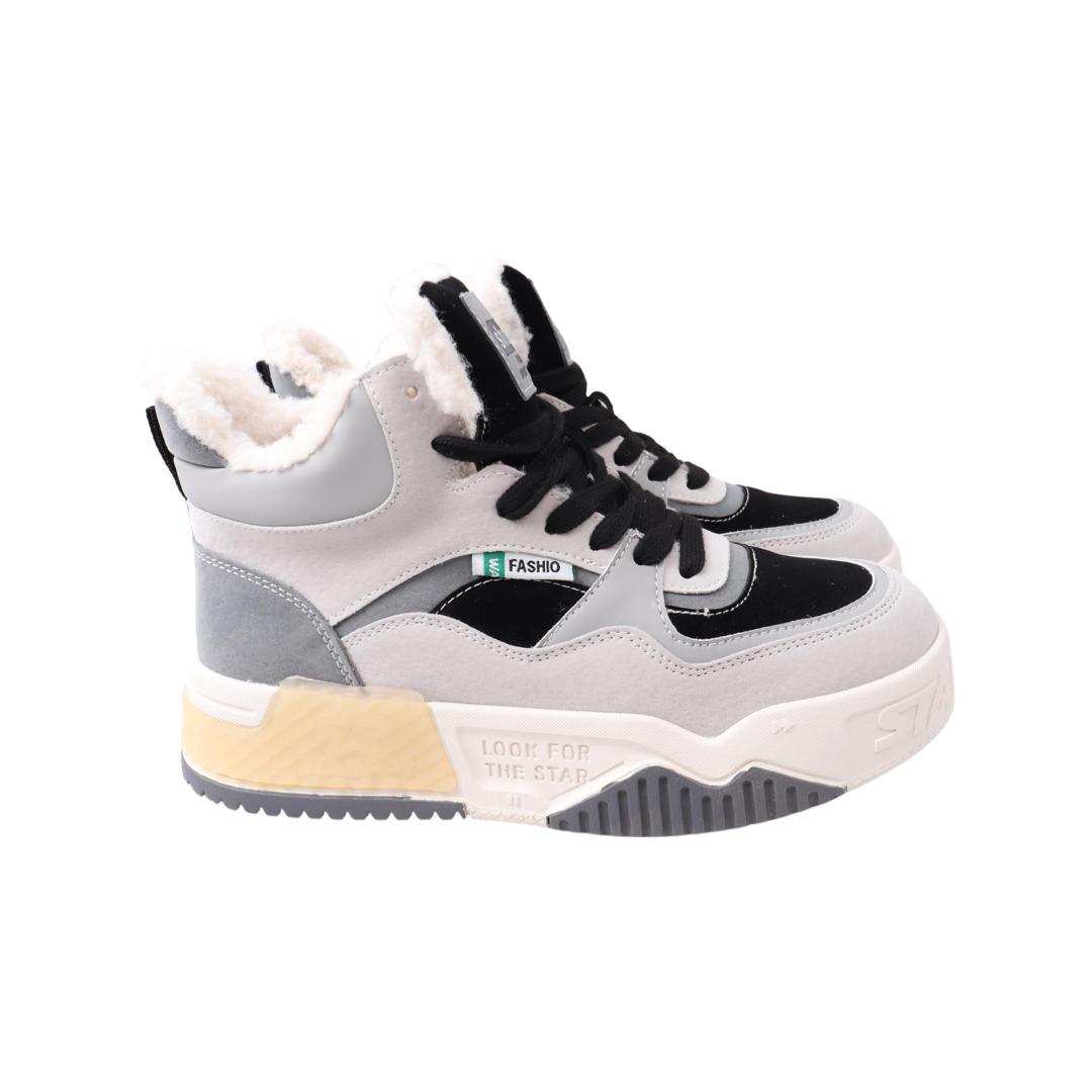 Ботинки женские Li Fexpert из замши р. 38 Серый (770-22ZHS)